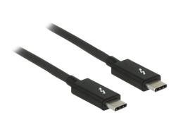 Delock - Thunderbolt-Kabel - 24 pin USB-C (M) zu 24 pin USB-C (M) - USB 3.1 Gen 2 / Thunderbolt 3 / DisplayPort 1.2a - 20 V - 5 A