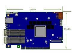 NVIDIA BlueField-3 P-Series B3240 - Netzwerkadapter - PCIe 5.0 x16 - 400 Gigabit QSFP112 x 2