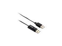 Equip USB 2.0 Dual PC Bridge Cable - USB-Kabel - USB (M) zu USB (M) - USB 2.0 - 1.8 m - Schwarz