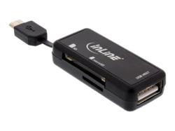 InLine - Kartenleser (MMC, SD, microSD, SDHC, microSDHC, SDXC, microSDXC) - USB