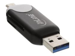 InLine - Kartenleser (SDXC, microSDXC) - USB 2.0