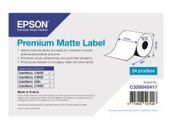 Epson Premium - Matt - Rolle (5,1 cm x 35 m) 1 Rolle(n) Etiketten-Endlospapier - für Epson TM-C3400-LT; ColorWorks CW-C4000E (BK), CW-C4000E (MK); TM C3400, C3400BK, C3500