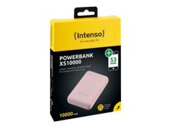 Intenso XS10000 - Powerbank - 10000 mAh - 3.1 A - 2 Ausgabeanschlussstellen (USB, 24 pin USB-C) - pink